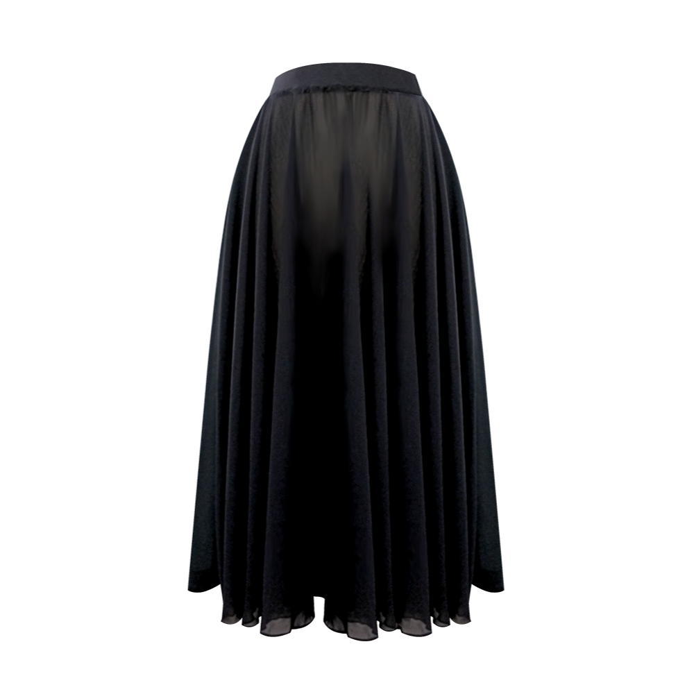 Danse De Paris Long Chiffon Circular Skirt S0003L