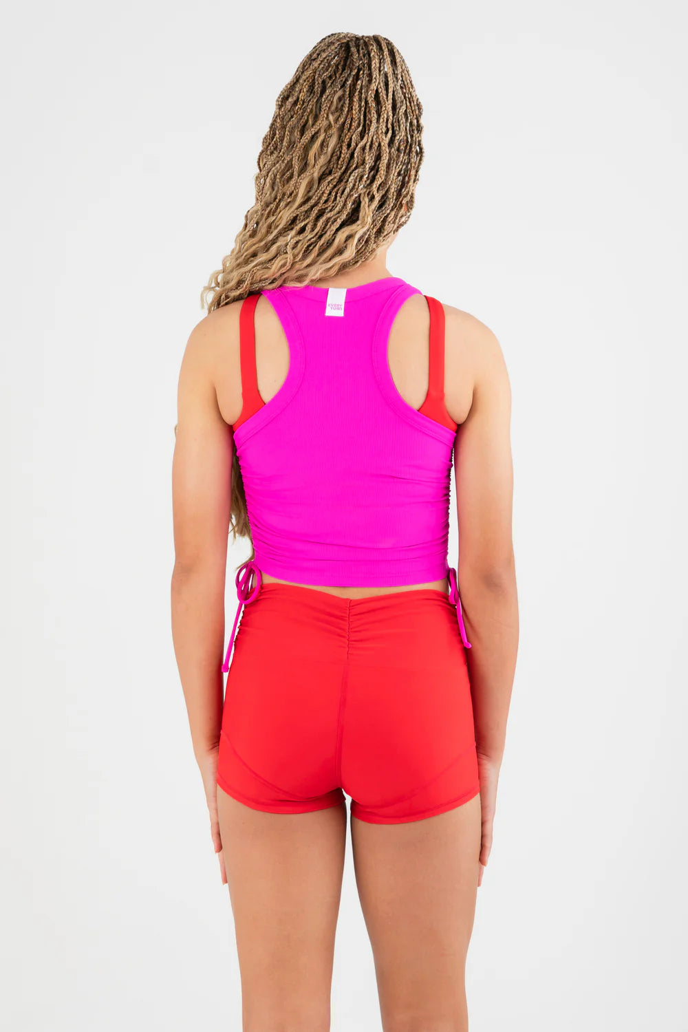 Every Turn Peppa Cropped Rib Singlet