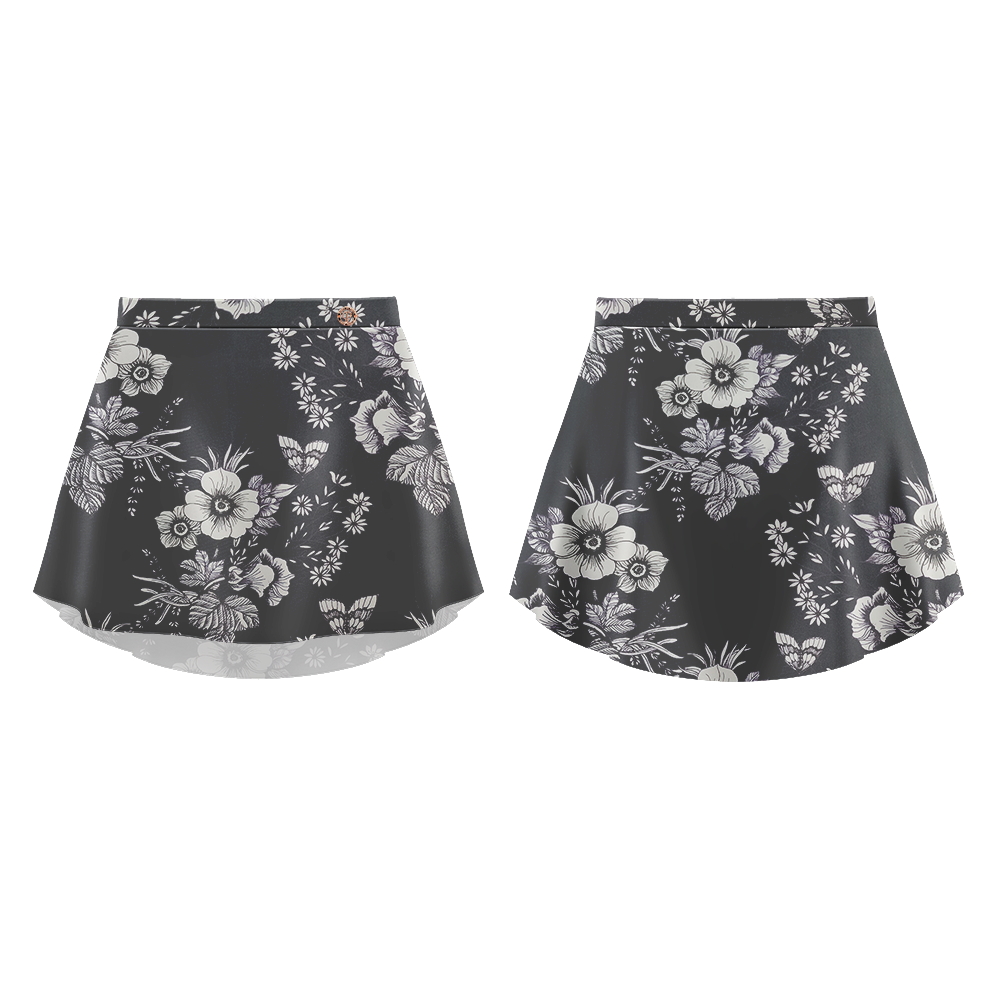 Danse de Paris Patterned Skirt S0001L