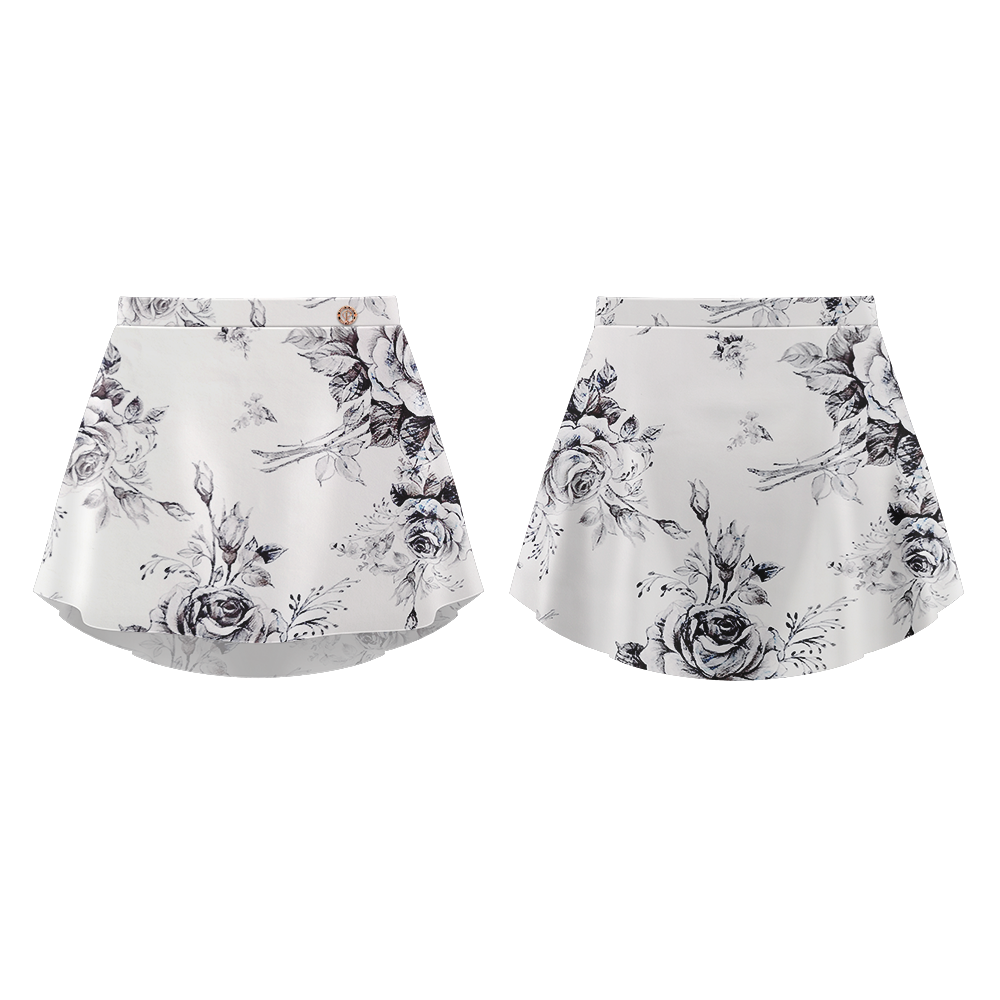 Danse de Paris Patterned Skirt S0001L