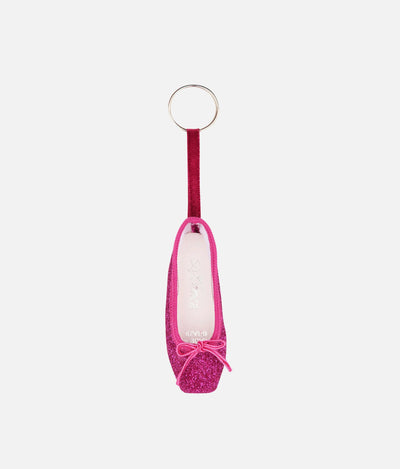 So Danca Mini Glitter Pointe Shoe Keyring KC01G