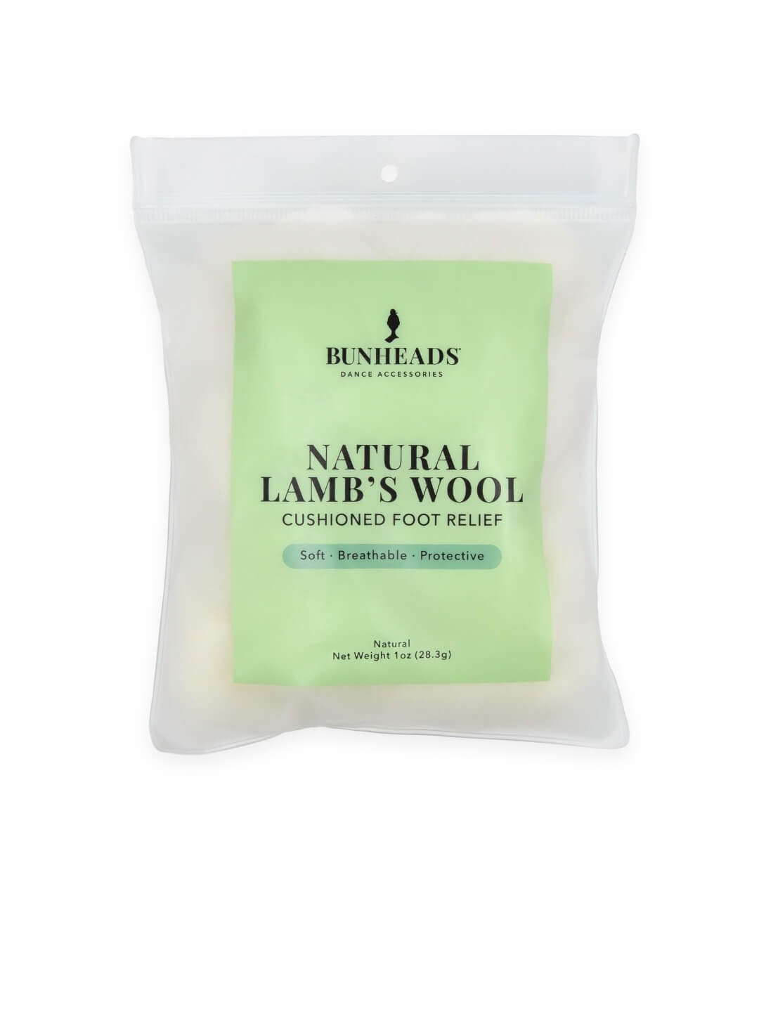 Capezio Bunheads Natural  Lamb's Wool BH1726U