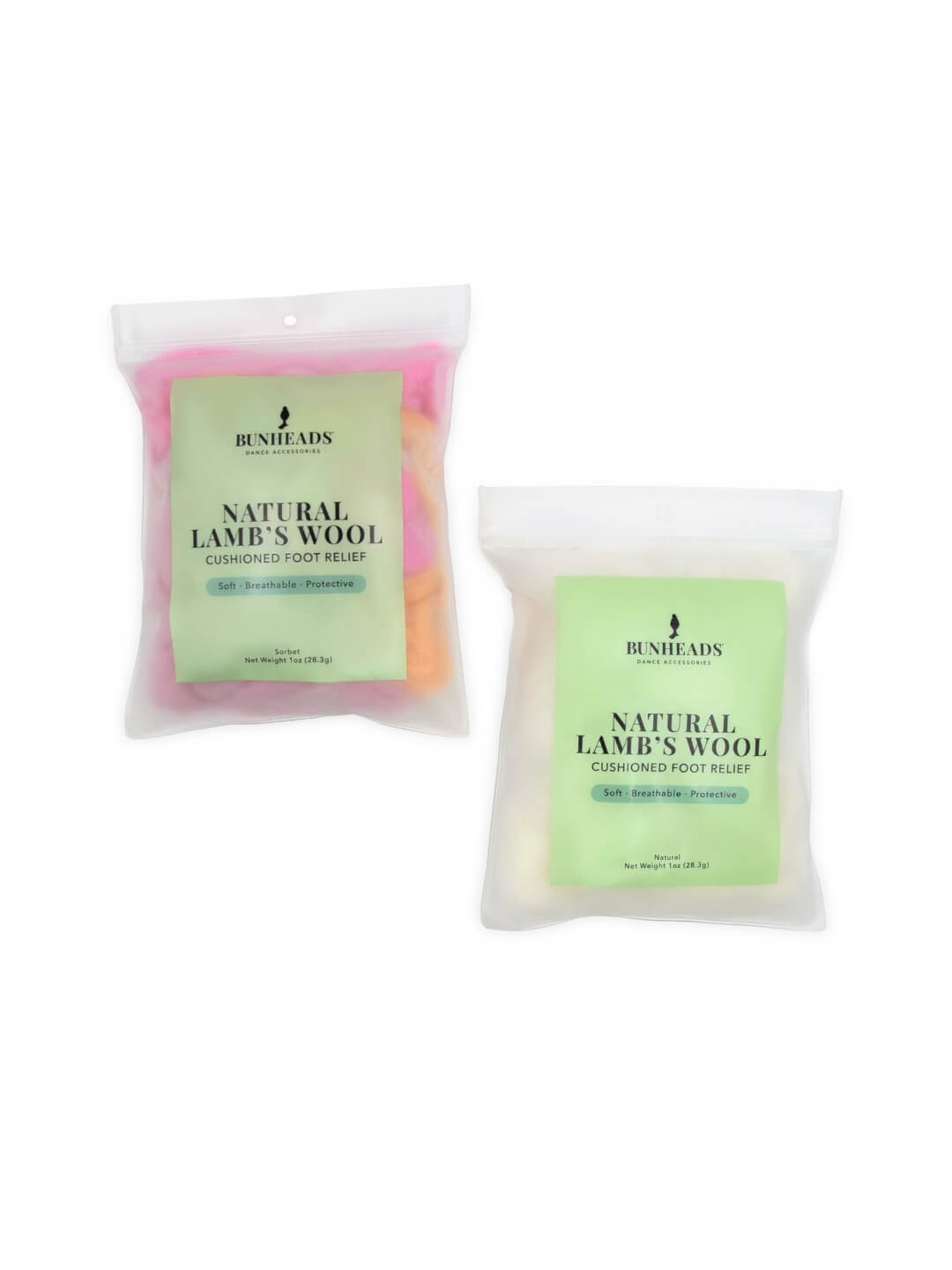 Capezio Bunheads Natural  Lamb's Wool BH1726U