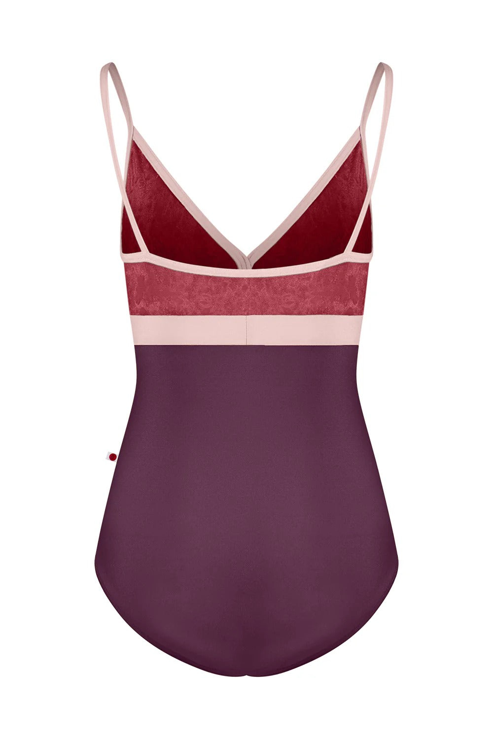 Yumiko RTW Zoe Leotard in Opera and Garnet