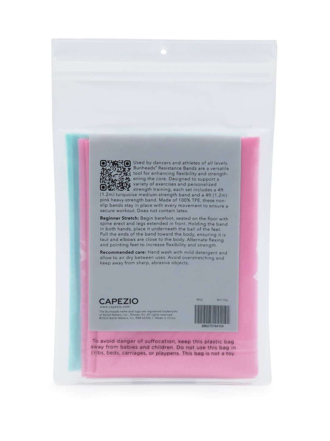 Capezio Resistance Band 2 pack BH1706U