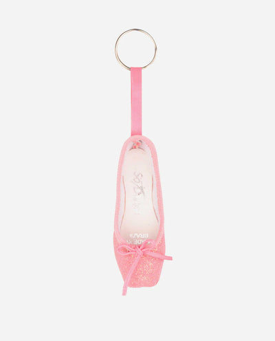 So Danca Mini Glitter Pointe Shoe Keyring KC01G