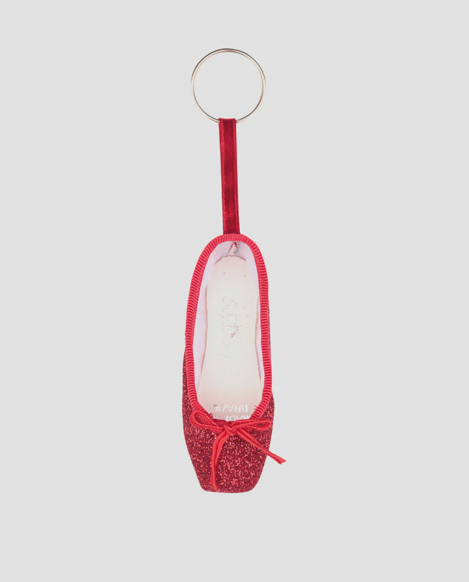 So Danca Mini Glitter Pointe Shoe Keyring KC01G