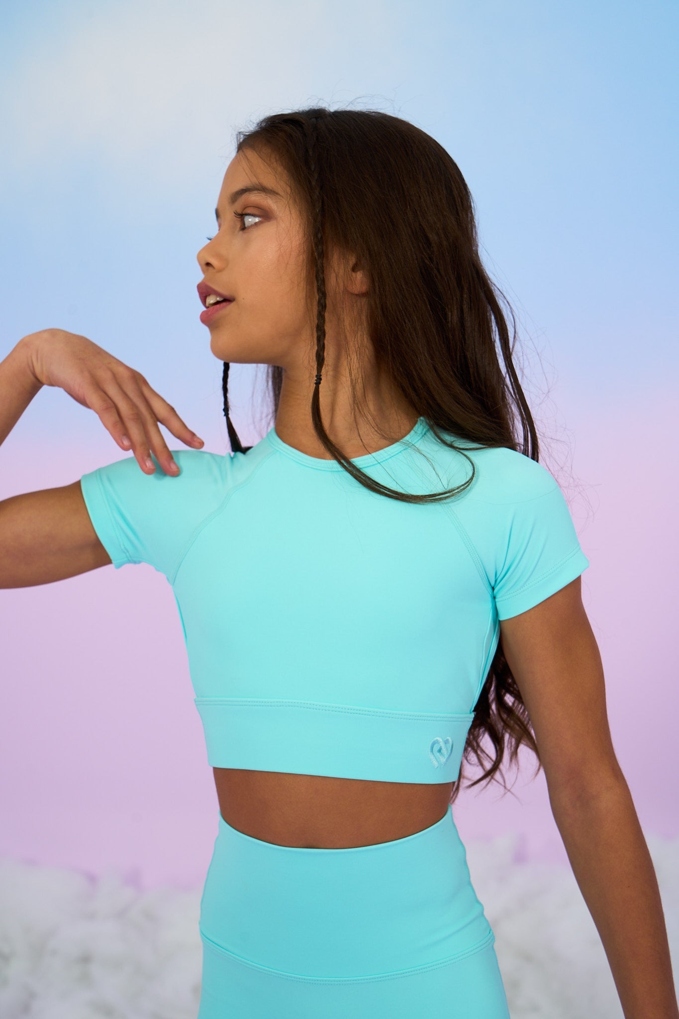 Claudia Dean Candy Crop Minty