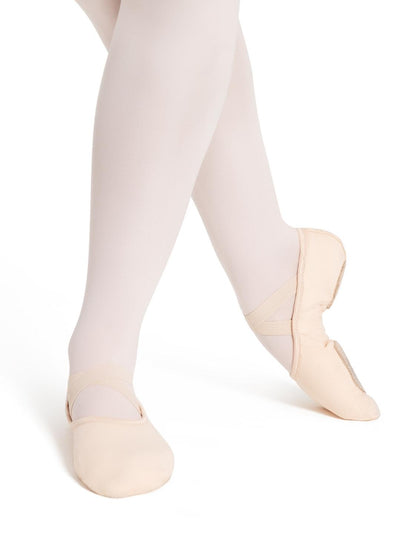 Capezio Hanami Canvas Split Sole Ballet Shoe Adults A Light Pink 2037W