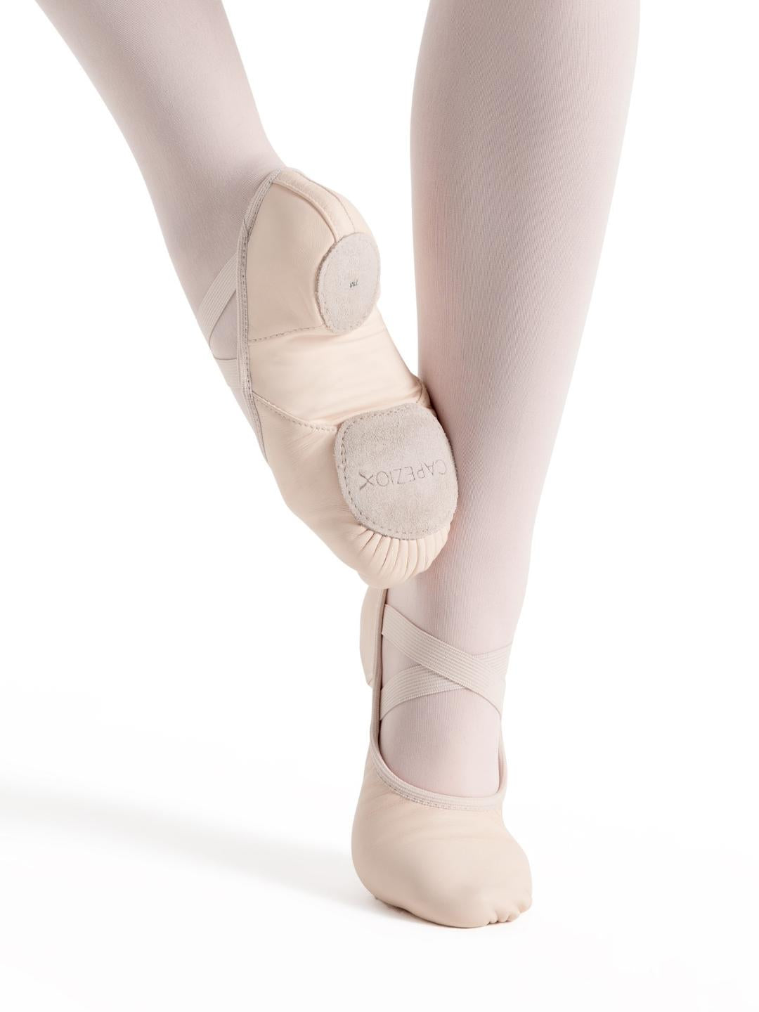 Capezio Hanami Leather Split Sole Ballet Shoe Childrens 2038C