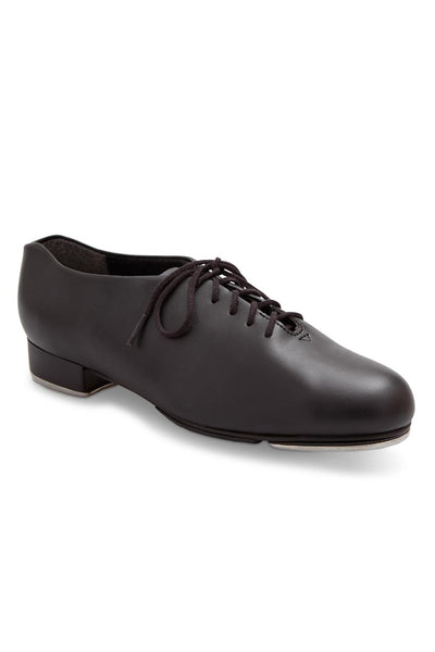 Capezio Tic Tap Toe Ballerina Bambino - Scarpe Da Danza Oxford In Pelle Nera - Suola Piena, Plantare Imbottito